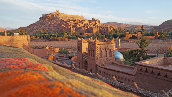 Historische Stadt Aït-Ben-Haddou Marrakesch in Marokko