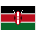 Flagge von Kenia