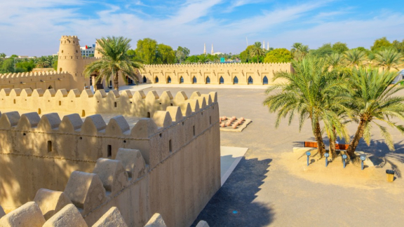 Luftbild von Al Ain, einer der Besonderheiten der VAE