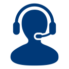 Headset-Icon für individuelle Beratung und persönlichen Kundenservice